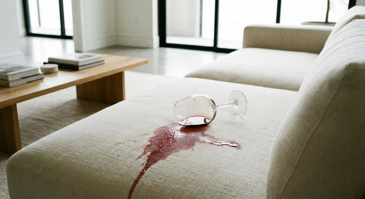 Derramou vinho, café ou refrigerante no sofá? Veja o que fazer